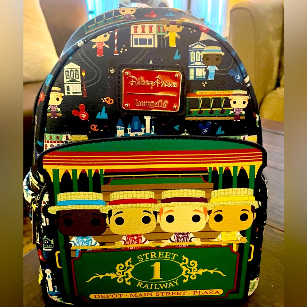 LOUNGEFLY NWT Disney Parks Dapper Dan backpack